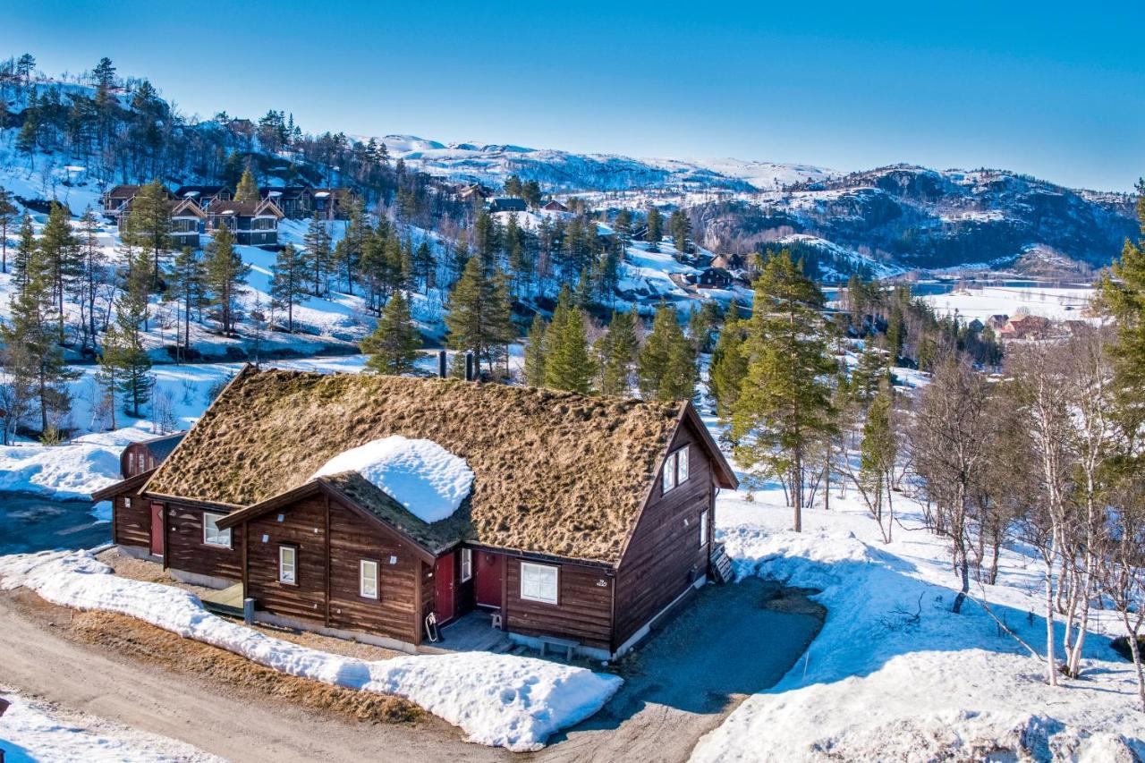 Three-Bedroom Holiday Cottage Tjorhom ภายนอก รูปภาพ